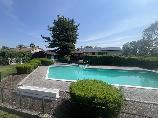 8 E Gate Rd, Danbury, CT 06811 - view of swimming pool with a gazebo and a patio