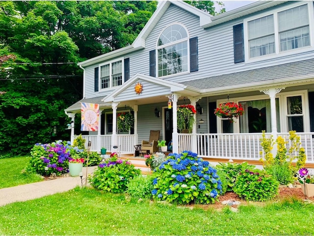 269 Silver Hill Rd, Derby, CT 06418 - view of front of home with a porch