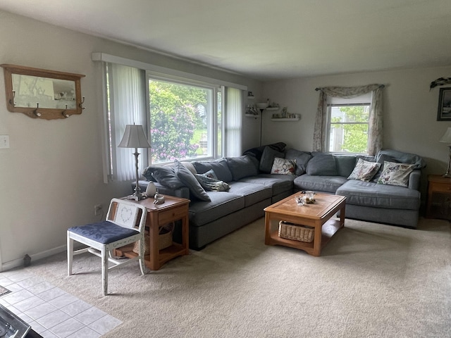 7 Glen Cir, Seymour, CT 06483 - living area featuring light colored carpet