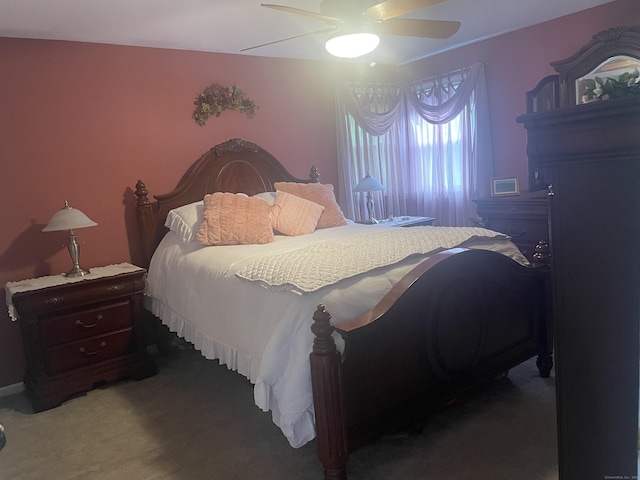 7 Glen Cir, Seymour, CT 06483 - bedroom with carpet flooring and a ceiling fan