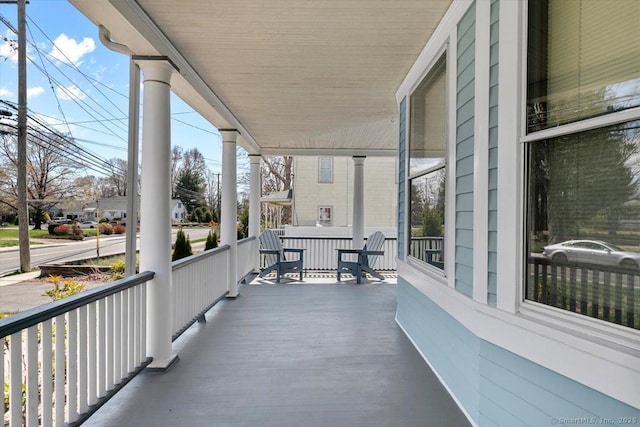 289 Gulf St, Milford, CT 06460 - wooden terrace featuring a porch