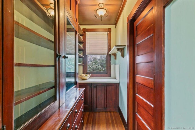 289 Gulf St, Milford, CT 06460 - mudroom featuring dark wood-style flooring