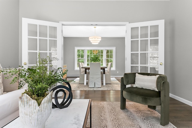 10 Applegate Ln, Monroe, CT 06468 - dining room with dark wood-type flooring and baseboards
