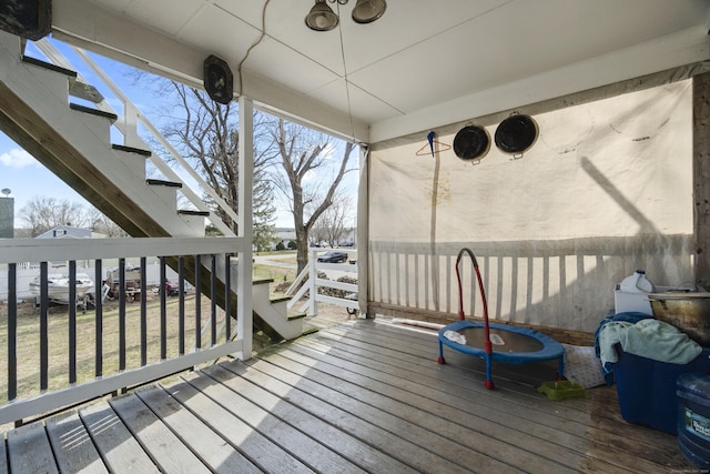 view of deck