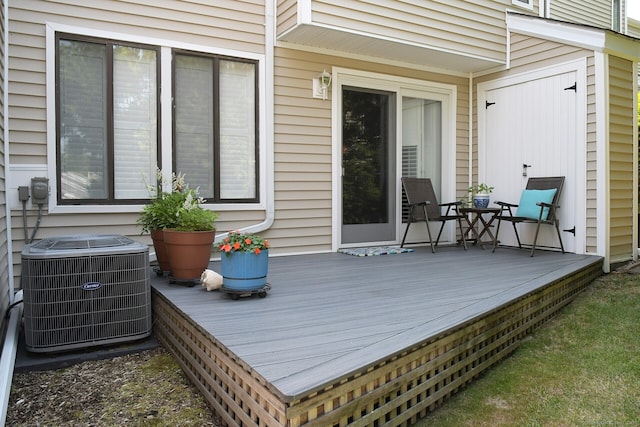 84 Shepards Knoll Dr Unit 84, Hamden, CT 06514 - deck featuring central AC unit