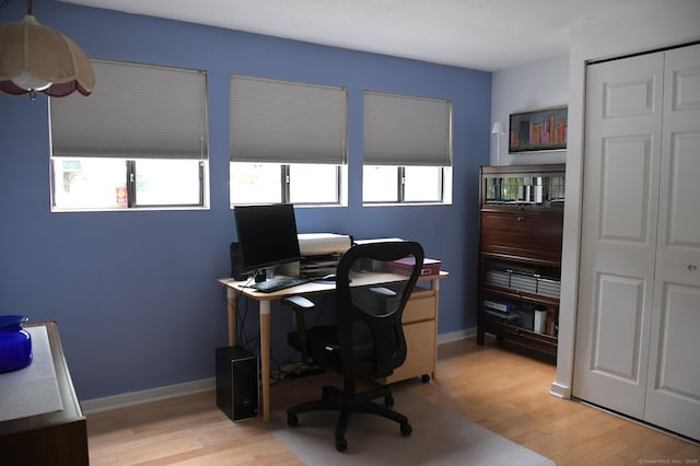84 Shepards Knoll Dr Unit 84, Hamden, CT 06514 - office area with light wood-style floors and baseboards