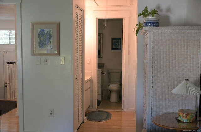 84 Shepards Knoll Dr Unit 84, Hamden, CT 06514 - bathroom with toilet and wood finished floors