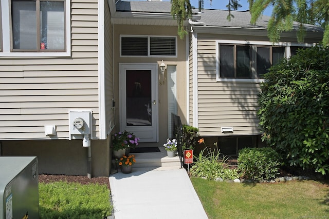 view of entrance to property