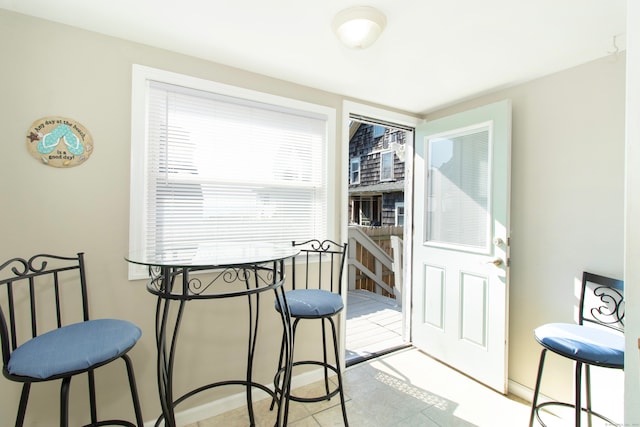 102 Broadway, Milford, CT 06460 - dining room with light tile patterned floors