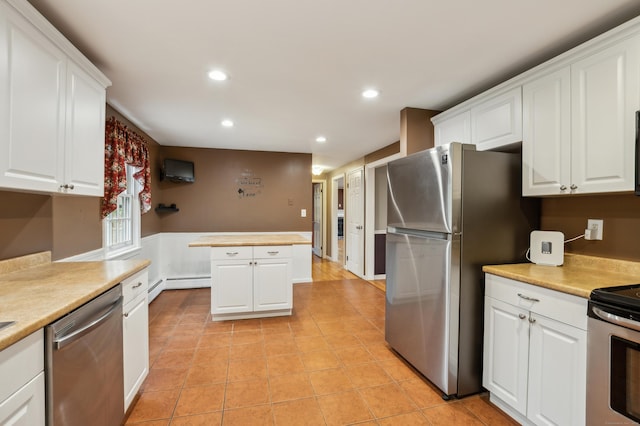 17 Fernwood Ln, Somers, CT 06071 - kitchen with recessed lighting, appliances with stainless steel finishes, and light countertops
