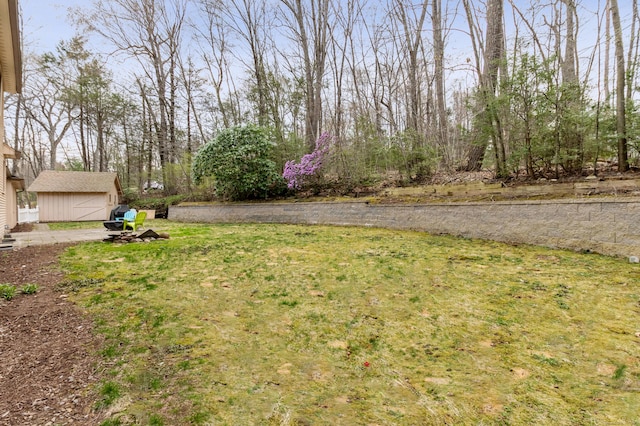 17 Fernwood Ln, Somers, CT 06071 - view of yard featuring an outdoor structure