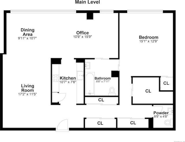 2625 Park Ave Phj, Phj, Bridgeport, CT 06604 - view of layout