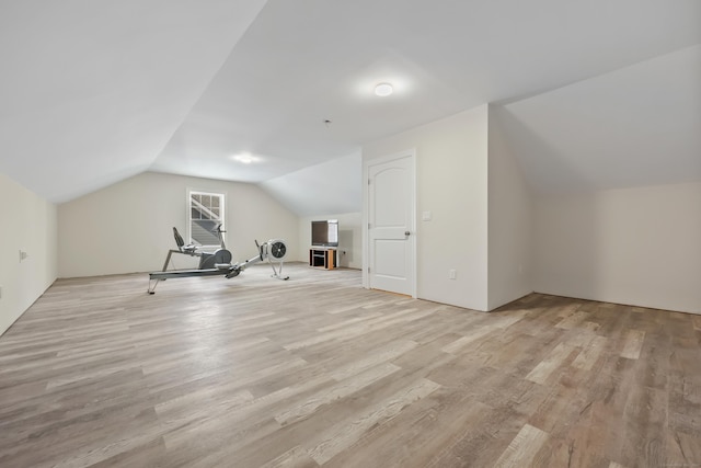 52 Morningside Dr, Greenwich, CT 06830 - additional living space featuring lofted ceiling and light wood-style floors