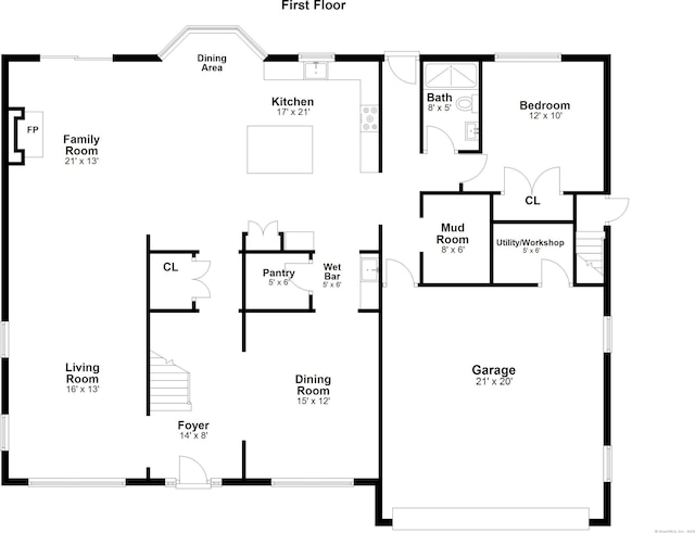 52 Morningside Dr, Greenwich, CT 06830 - view of property floor plan