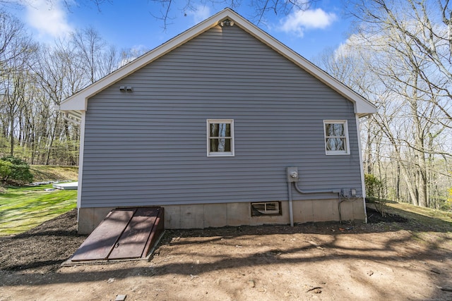 view of property exterior