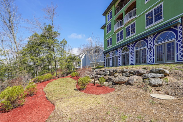 72 Indian Spring Rd, Woodstock, CT 06281 - view of yard featuring a balcony