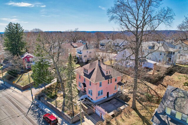 639 Cooke St, Waterbury, CT 06710 - birds eye view of property with a residential view