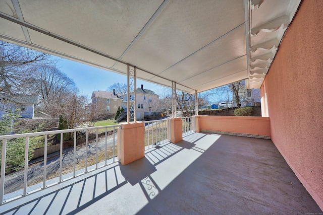 639 Cooke St, Waterbury, CT 06710 - view of patio with a residential view and a balcony