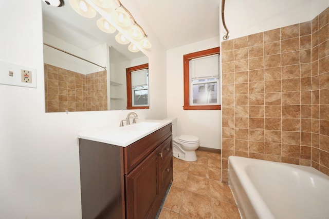 639 Cooke St, Waterbury, CT 06710 - bathroom featuring toilet, vanity, and baseboards