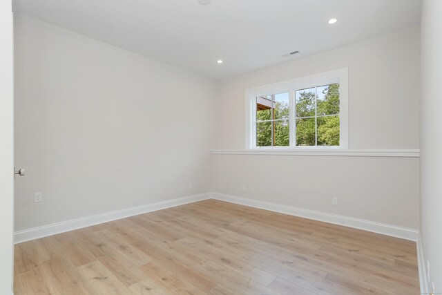 11 Tierney Ln, Westport, CT 06880 - empty room with light wood-type flooring, baseboards, and recessed lighting