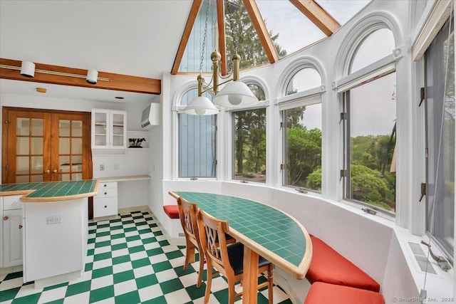 89 E St, Morris, CT 06763 - sunroom / solarium with french doors, plenty of natural light, and a wall mounted AC