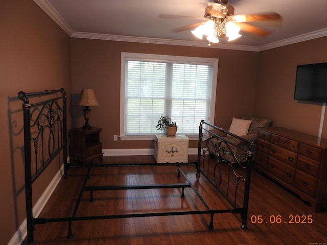 70 Allison Way Unit 70, East Haven, CT 06512 - bedroom with wood finished floors, crown molding, and baseboards