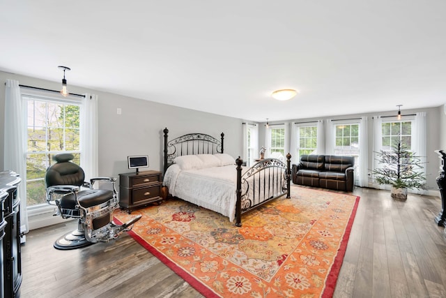 340 Brookfield St, South Windsor, CT 06074 - bedroom featuring wood finished floors, multiple windows, and access to outside