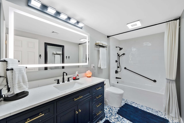 340 Brookfield St, South Windsor, CT 06074 - full bath featuring shower / bath combo, toilet, and vanity