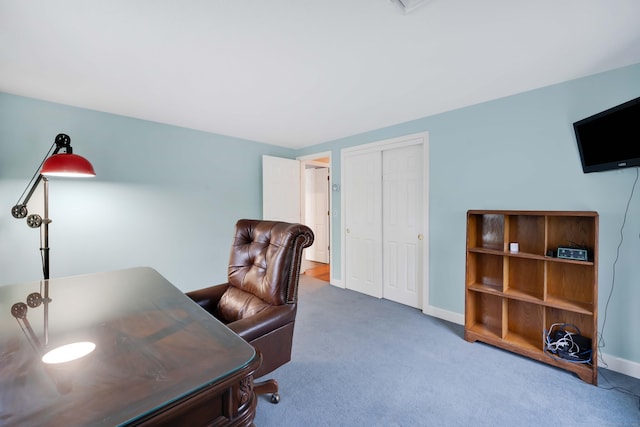 340 Brookfield St, South Windsor, CT 06074 - home office with carpet and baseboards