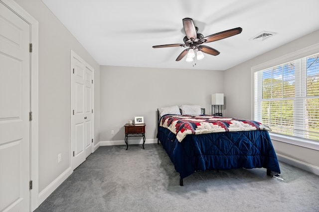 31 Cambridge Ct, Colchester, CT 06415 - bedroom featuring carpet floors, baseboards, and ceiling fan
