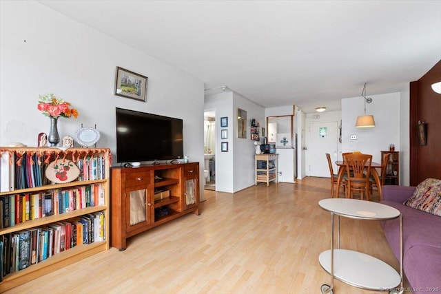 living room featuring wood finished floors