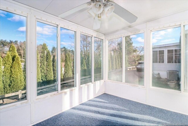 54 Western Sands Sands, Wallingford, CT 06492 - unfurnished sunroom featuring carpet