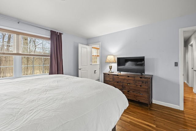 181 Picketts Ridge Rd, Redding, CT 06896 - bedroom with wood finished floors and baseboards