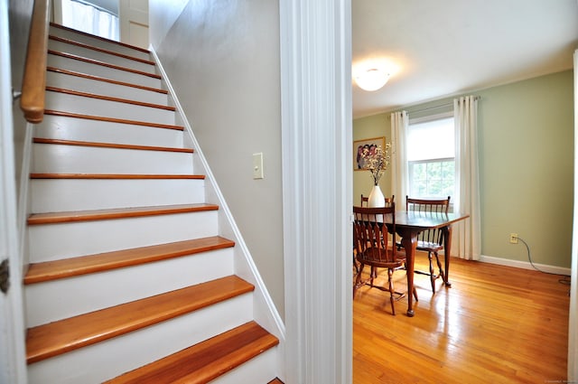 5 Middle Dr, Windsor Locks, CT 06096 - staircase with wood finished floors and baseboards