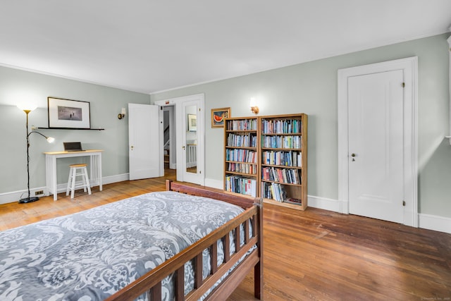 64 Blake Rd, Hamden, CT 06517 - bedroom featuring wood-type flooring and baseboards