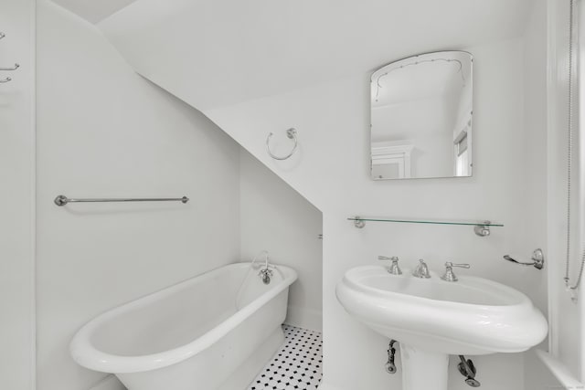 64 Blake Rd, Hamden, CT 06517 - bathroom featuring a freestanding bath and a sink
