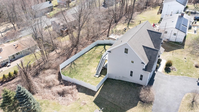 drone / aerial view