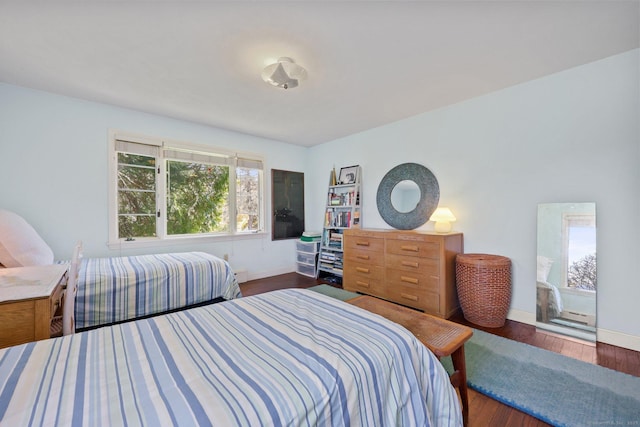 27 Wilbur Rd, Stonington, CT 06378 - bedroom with baseboards and dark wood finished floors