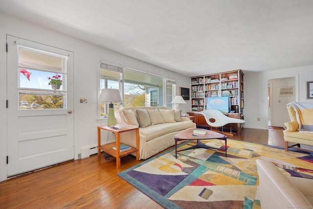 27 Wilbur Rd, Stonington, CT 06378 - living room featuring wood-type flooring