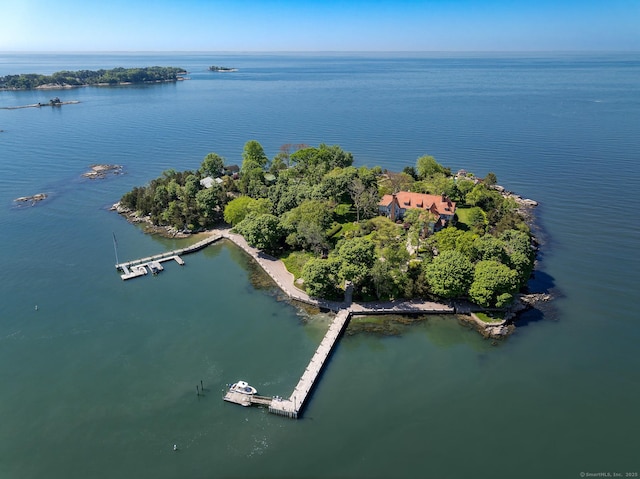 Rogers Is, Branford, CT 06405 - aerial overview of property's location featuring a large body of water