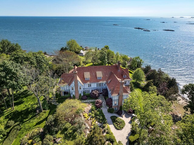 Rogers Is, Branford, CT 06405 - aerial view of property and surrounding area with a nearby body of water