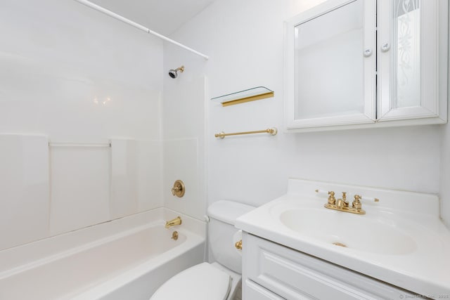 186 Isinglass Rd, Shelton, CT 06484 - full bathroom with vanity, toilet, and shower / washtub combination