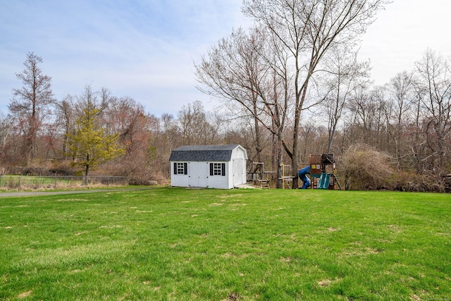 39 Overlook Dr, New Milford, CT 06776 - view of yard with a storage shed, fence, and an outbuilding