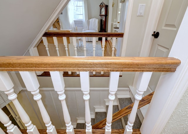 view of stairs
