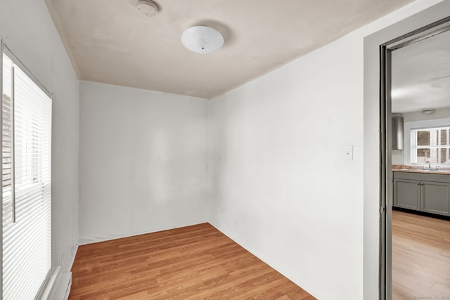 36 Gilbert St, Waterbury, CT 06702 - spare room with a sink and light wood-style flooring