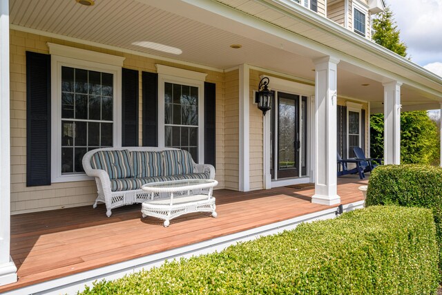 48 Mount Nebo Rd, Newtown, CT 06470 - view of wooden porch
