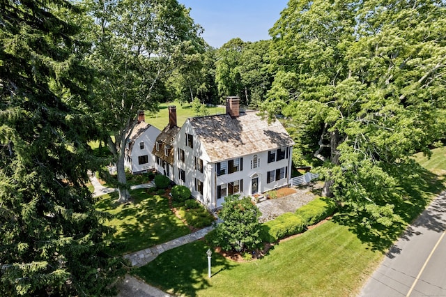 drone / aerial view