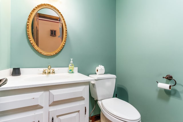 14 Valley View Dr, Wallingford, CT 06492 - half bathroom featuring vanity and toilet