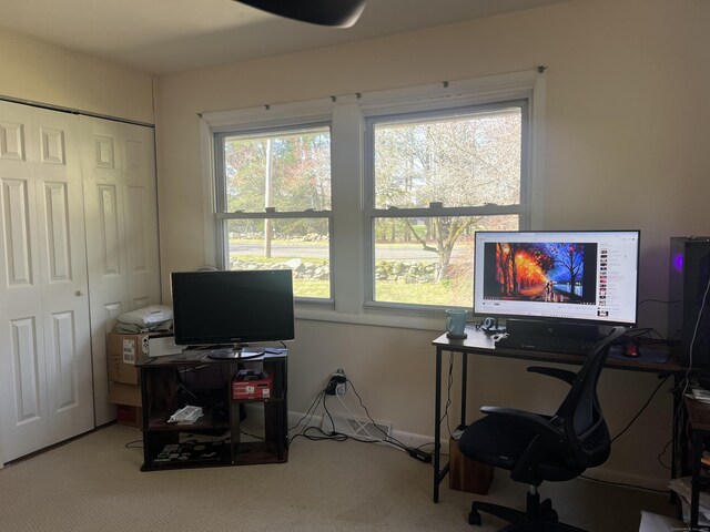 12 Fox Rd, Trumbull, CT 06611 - view of carpeted home office