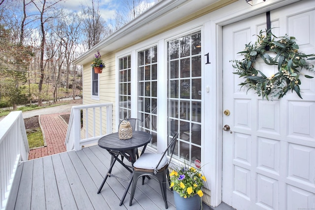view of deck